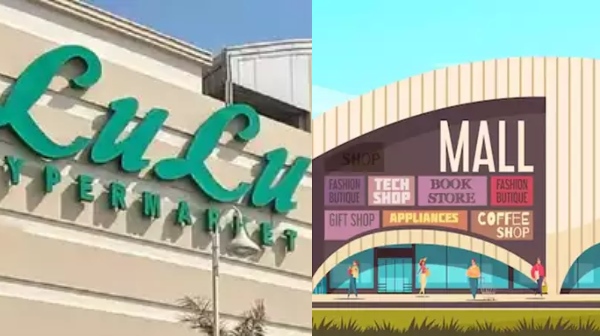 Where is Lulu Mall going to be located in Chennai and Where are 2 more mega malls coming up near Egmore