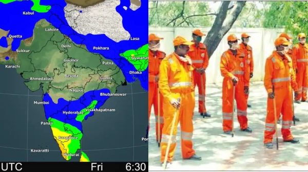 Heavy rain in 21 districts in Tamil Nadu and Disaster response teams are ready in the 4 districts including Kanniyakumari