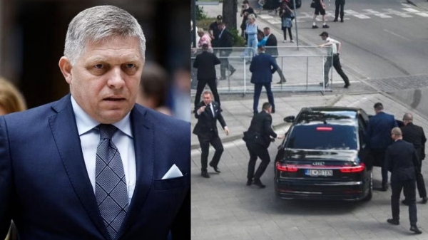 How Slovak PM s Bodyguards reacted after the first shoot was made against Robert Fico
