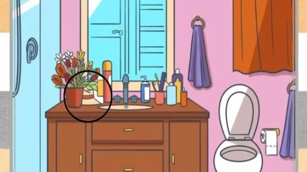 Can you find a cap in the optical illusion picture within 10 seconds