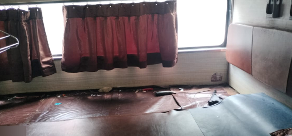 Gun seized from the government bus in Nellai