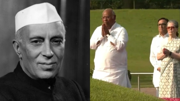 Congress leaders paid tributes to Jawaharlal Nehru on his 60th death anniversary
