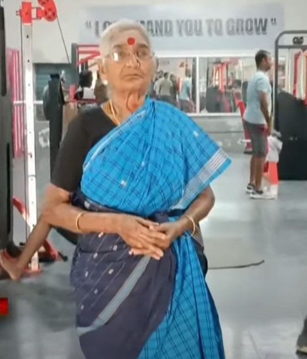 82-year-old lady Kittamma does powerlifting
