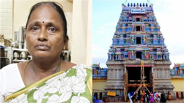 Woman arrested for stealing gold jewelery from Anaimalai Masani Amman temple in Coimbatore Woman arrested for stealing gold jewelery from Anaimalai Masani Amman temple in Coimbatore