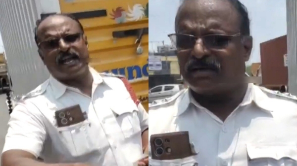 Case files against driver who argues with Traffic police in Chennai under 3 sections
