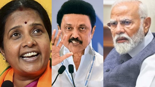 Vanathi srinivasan slams Stalin who criticizes pm modi speech
