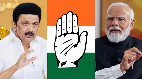 Sam Pitroda Controversy Is Stalin ready to break alliance with Congress PM Modi asks question in Andhra Pradesh