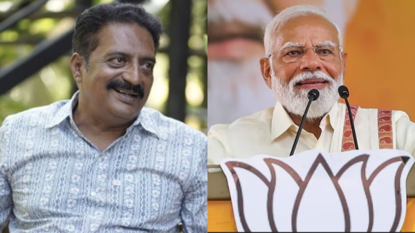 Modi is not the son of a god he is the test tube baby says Prakash Raj in Thol Thirumavalavan VCK Award function