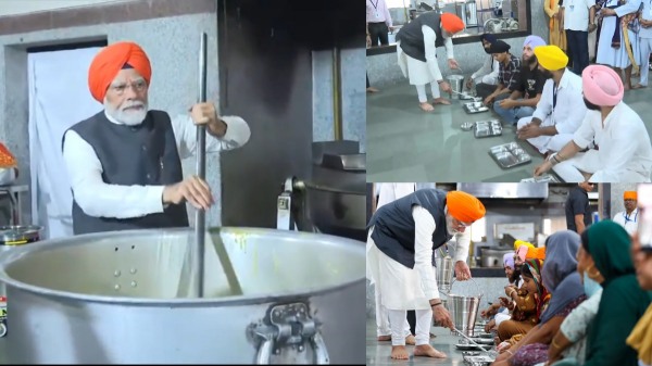 Prime Minister Narendra Modi prepared food for Sikhs in Patna