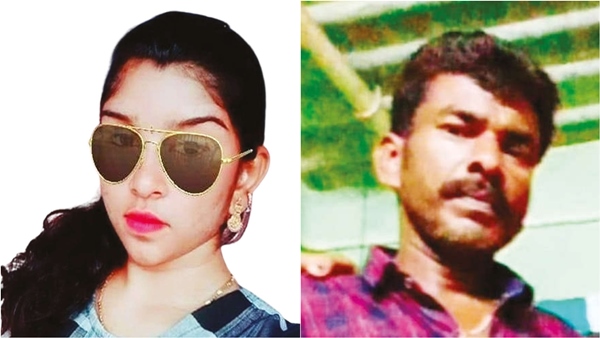 How did the daughter who killed her father get caught near Nagercoil