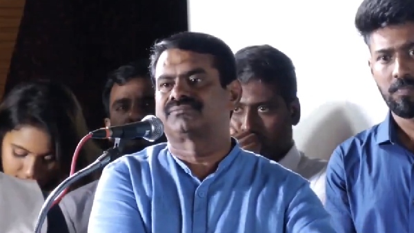 Naam Tamilar Seeman advices handling Scorpion Sting