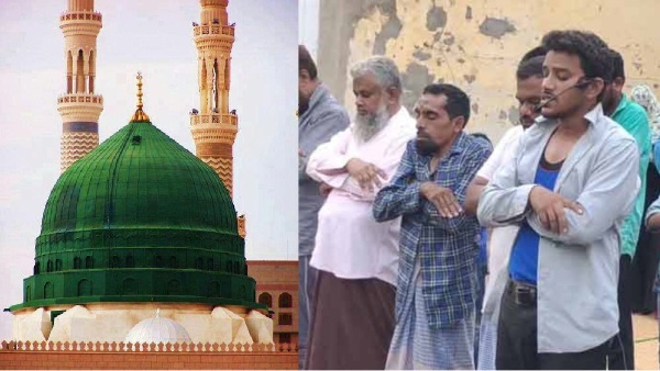 Karur Muslims Pray for Heavy rain and Muslims Special prayer for Rain in Tamil Nadu by wearing their Shirt upside down