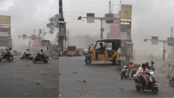 In Tamil Nadu Coimbatore and Tirupattur are experiencing summer rains with strong winds