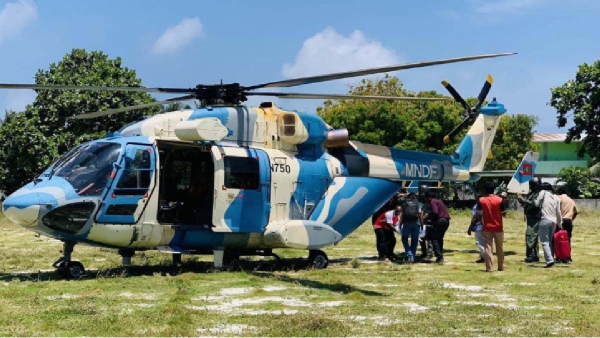 India Maldives is reviewing withdrawal of Indian military personnel from the island nation