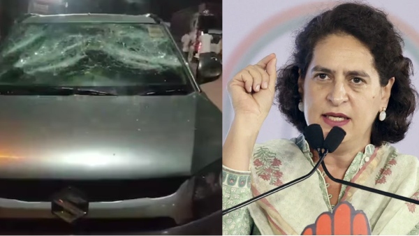 Congress Amethi office attacked cars vandalized hours before Priyanka Gandhi campaign