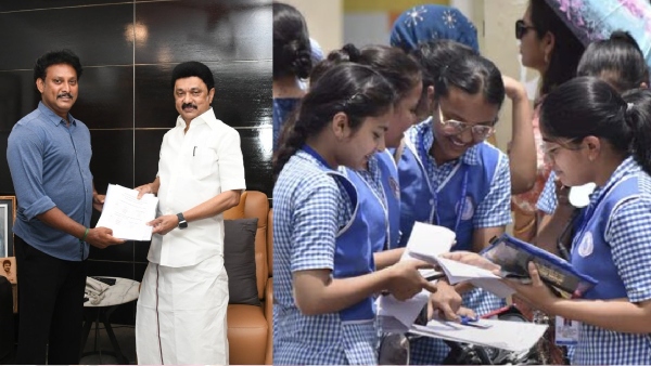 Tamil Nadu CM MK Stalin and leaders greet winners in Plus 2 Students