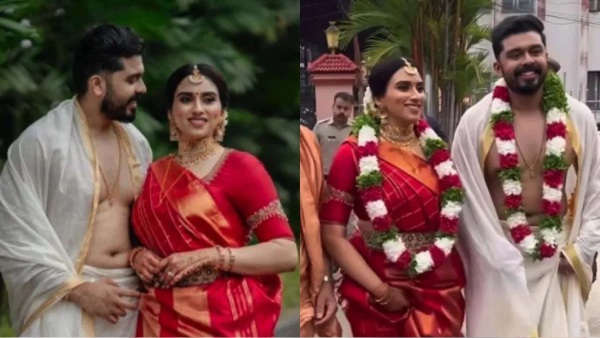 Why actor Jayaram s daughter wore Madisar Saree in her wedding explains make up artist Why actor Jayaram s daughter wore Madisar Saree in her wedding explains make up artist