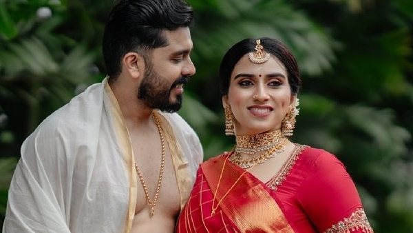 Why actor Jayaram s daughter wore Madisar Saree in her wedding explains make up artist Why actor Jayaram s daughter wore Madisar Saree in her wedding explains make up artist
