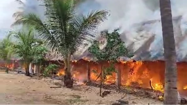 5000 chickens burnt to death in Tiruppathur fire