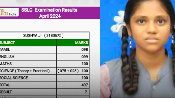 Agriculture laborer s daughter scored high marks in 10th exam