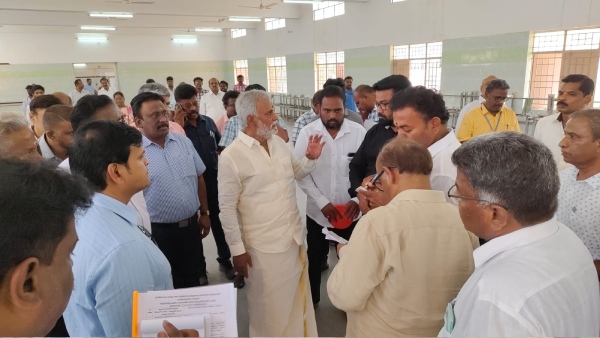 Minister Sekar Babu examines the World Muruga Devotees Conference to be held in Palani