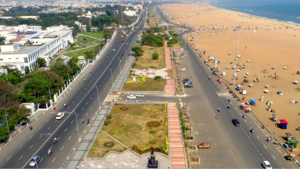 Chennai corporation is gearing up to make pedestrian plaza in Khader Nawaz Khan Road