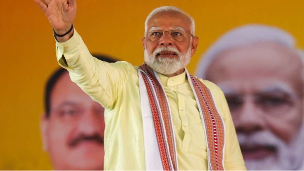 PM Modi says If someone presses the button for INDIA alliance his vote is to be wasted