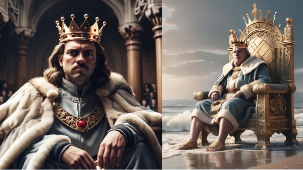 Short story for kids in Tamil The Canute King and the Tide