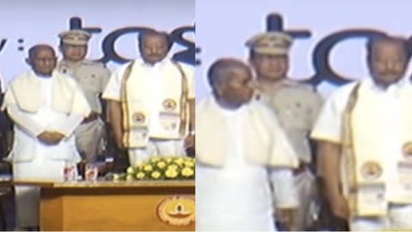 Music composer Ilayaraja suddenly asked Tripura Governor Indira Sena to stand up at a program held at the IIT campus in Chennai