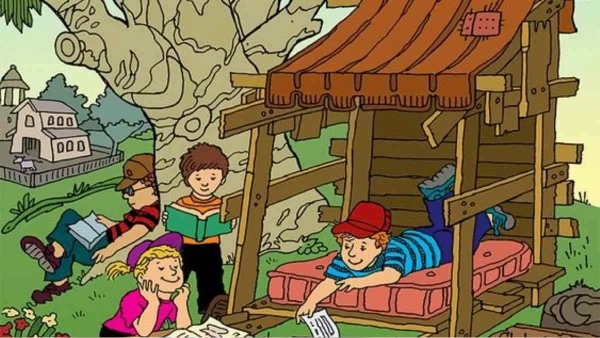 Can you find the heart symbol in the optical illusion picture