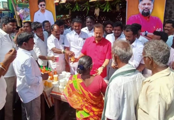 Who is the DMK candidate for Vikravandi constituency