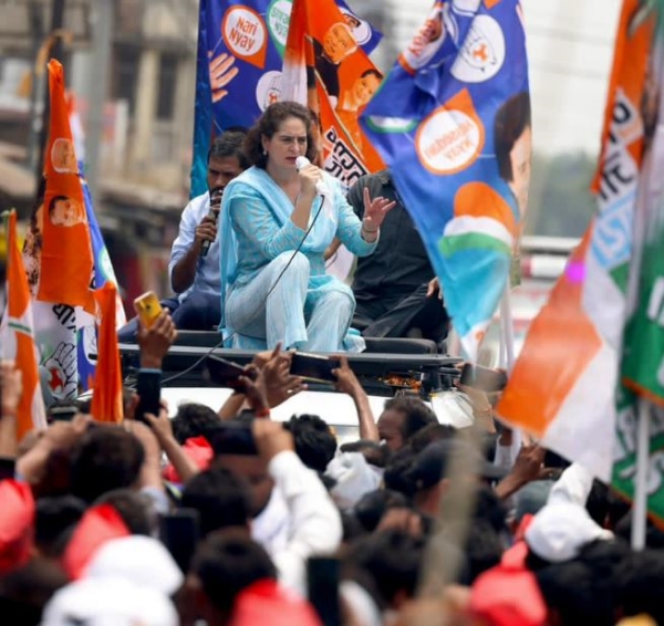 TN Lok Sabha Election 2024 329 Hours Challenge by Priyanka Gandhi