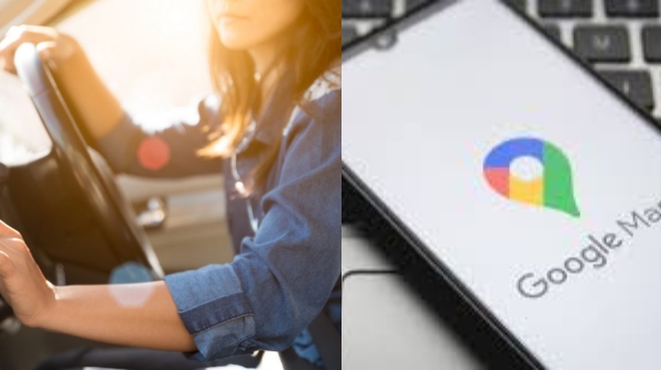 woman driving the car while looking at the Google map drove the car over the man who was sleeping at the door woman driving the car while looking at the Google map drove the car over the man who was sleeping at the door