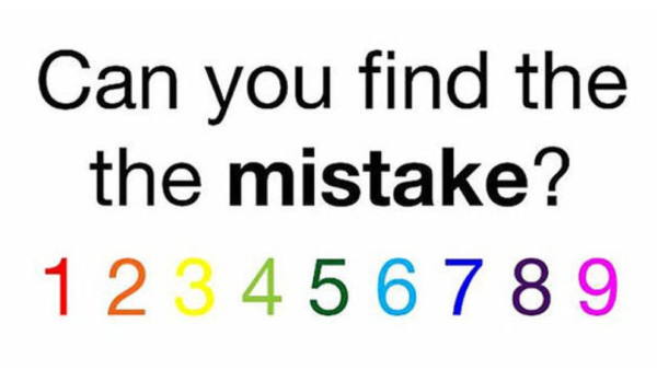 Here is the brain teaser for you which had some mistake