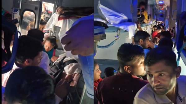 AC-3 has been taken over by general passengers and No one cares for any rule see the video