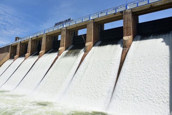 Water has been released from Vaigai Dam today