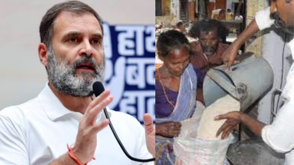 Congress promises 10 kg free ration per month to poor