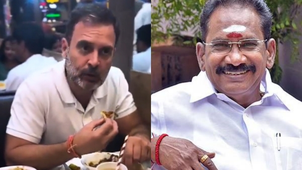 Former AIADMK Minister Sellur Raju praised former Congress president Rahul Gandhi
