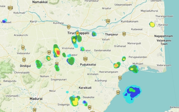 First rains in Trichy city after massive hot days in April and 1st week of May Tamil Nadu Weatherman First rains in Trichy city after massive hot days in April and 1st week of May Tamil Nadu Weatherman