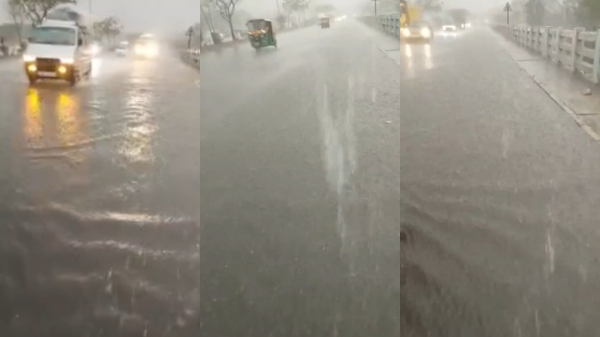 Bangalore summanahalli some people not able to breathe due to winds and rains