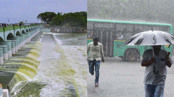 Cauvery Delta farmers are happy as increased the flow of water in the Cauvery river