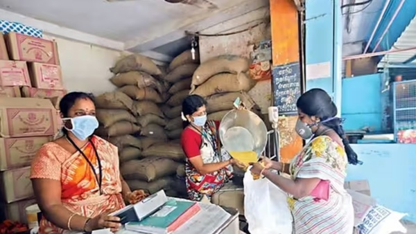 The day-long problem of ration shops was finally resolved and People are now double happy