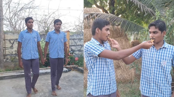 Twins from Nagai have passed the Plus 2 exam with 478 marks each