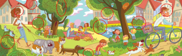 Optical illusion are you genius find the 10 hidden animals in this picture within 30 seconds