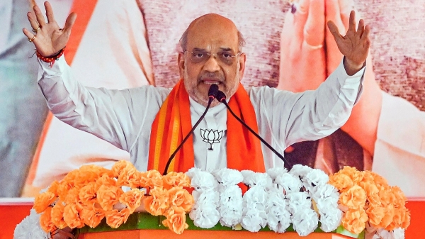 Union Minister Amit Shah claims PM Narendra Modi gets full majority in Lok Sabha