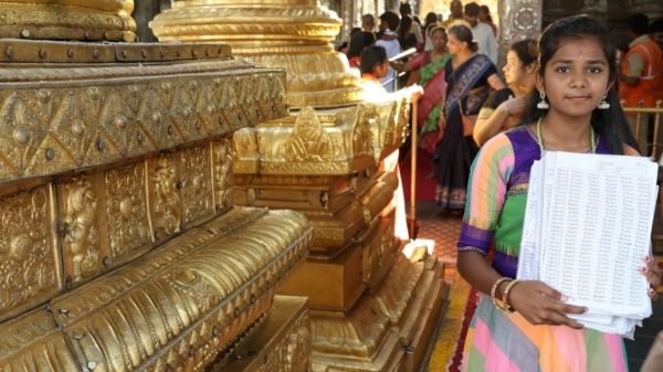 Bengaluru student who wrote Govinda naamam 10 lakh times allowed VIP darshan at Tirupati temple