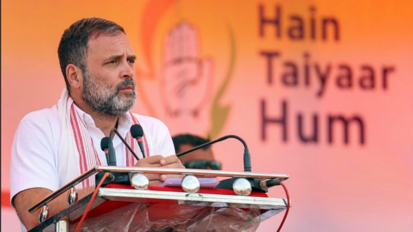 Rahul Gandhi has promised to relax the 50 percent ceiling for reservation if Congress comes to power Rahul Gandhi has promised to relax the 50 percent ceiling for reservation if Congress comes to power