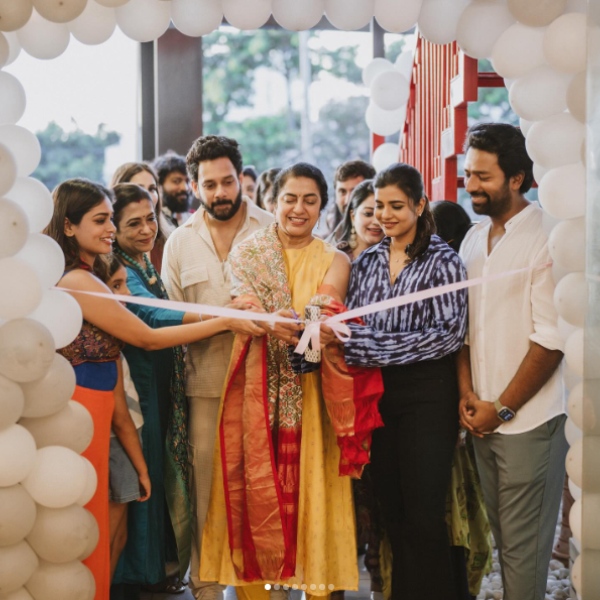 Bhagyaraj s son Shanthanu nd his wife Keerthi new studio opening