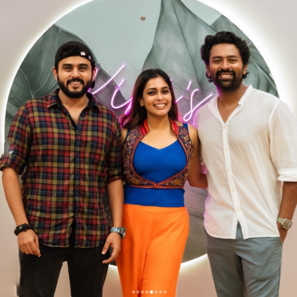 Bhagyaraj s son Shanthanu nd his wife Keerthi new studio opening