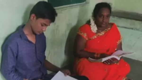 10th Public Exam result in Tiruvannamalai District and Vandavasi Mother Passed 10th general exam along with her son